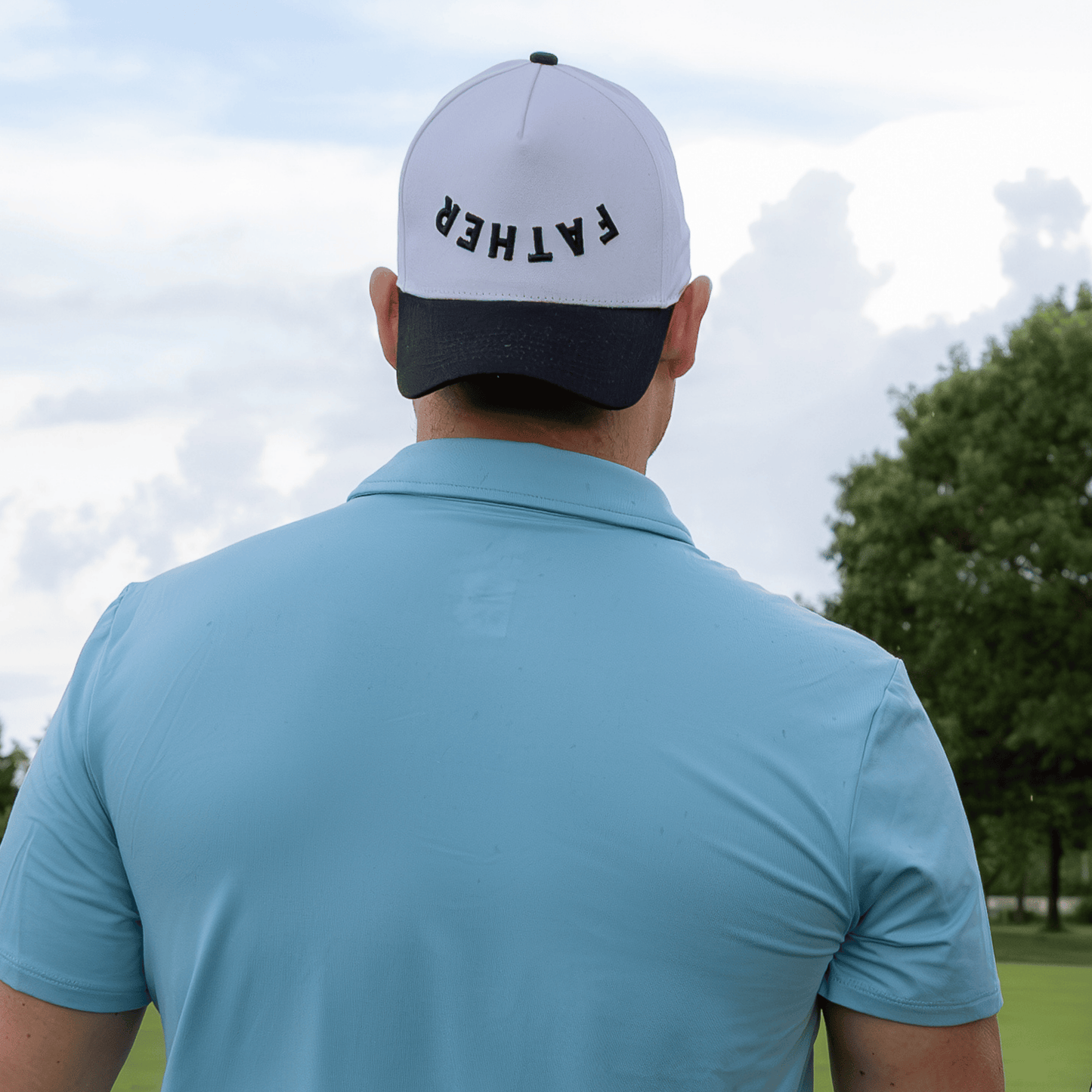Father Two-Tone Black & White Hat