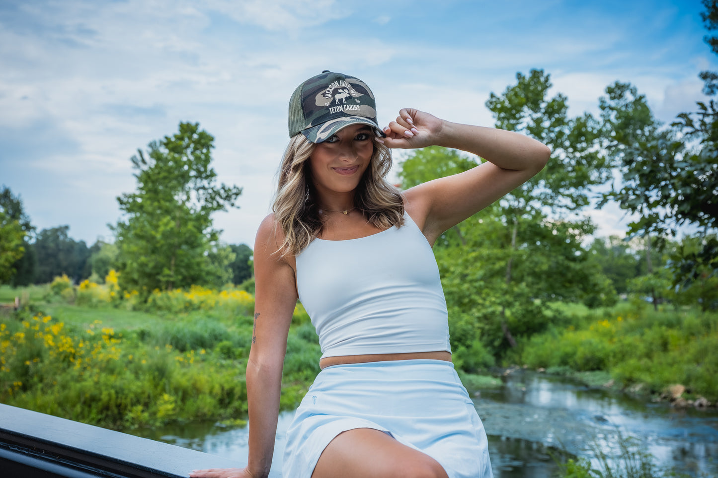 Jackson Hole Camo Trucker Hat