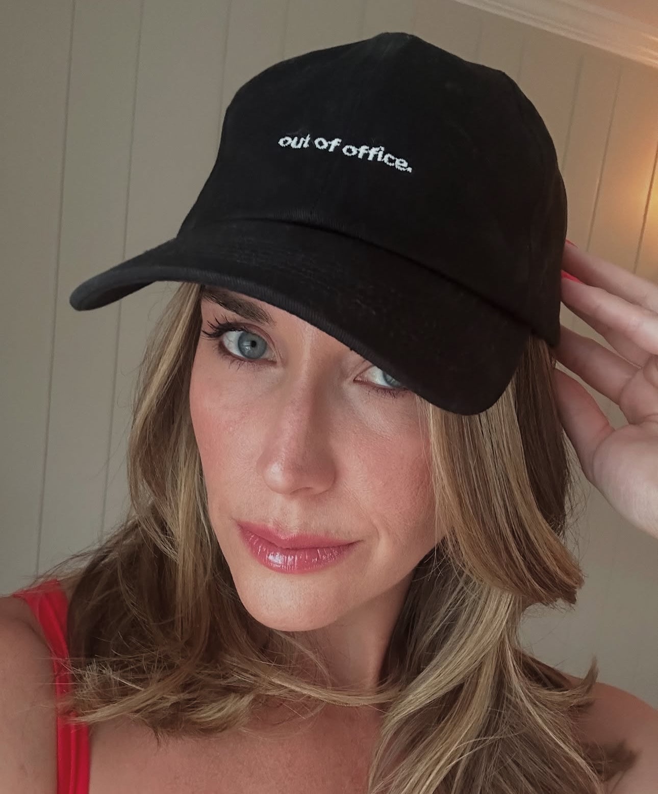 Out of Office Black Dad Hat