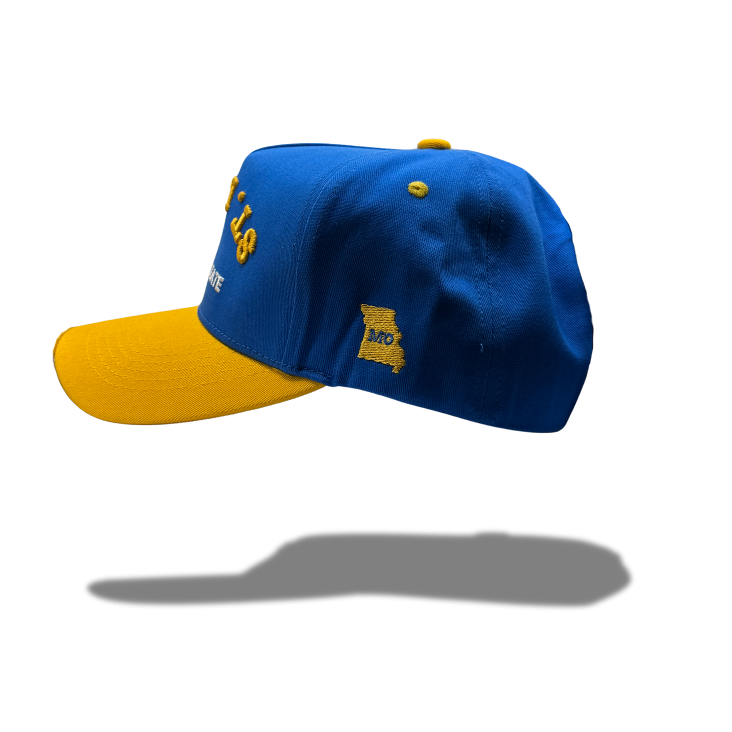 stl blues blue yellow hat