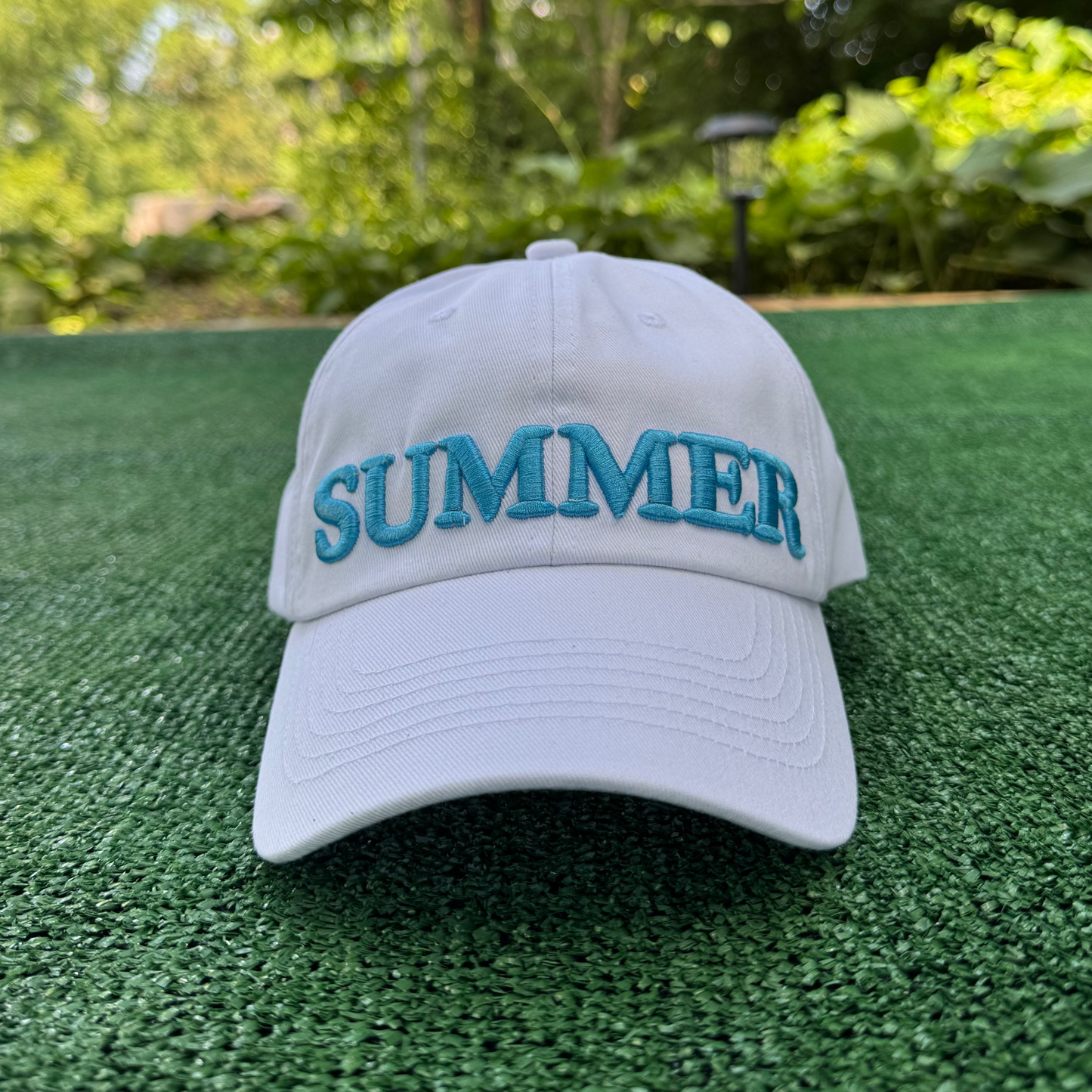White Summer Dad Hat