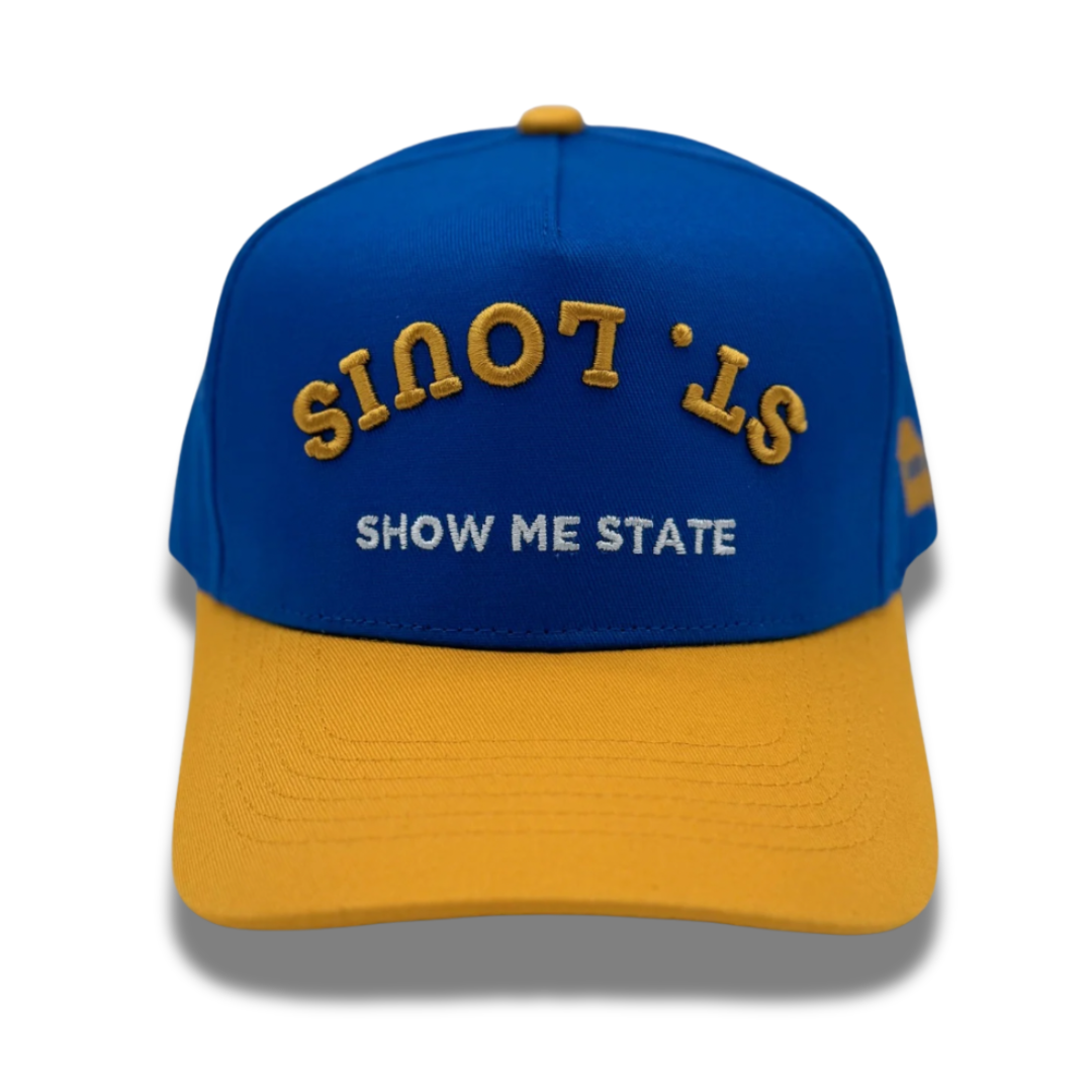Show Me State Two-Tone Blue & Yellow Hat