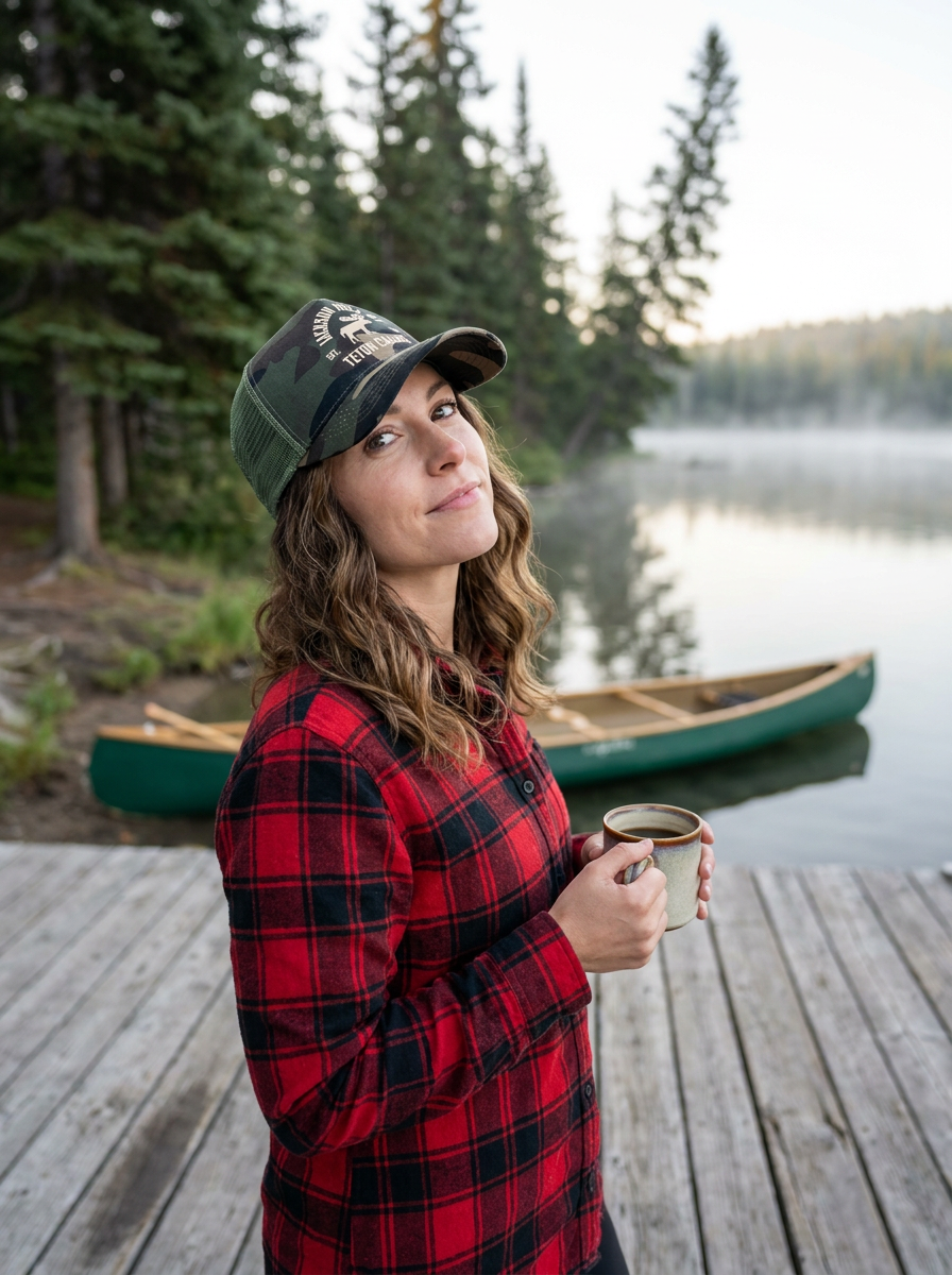 Jackson Hole Camo Trucker Hat