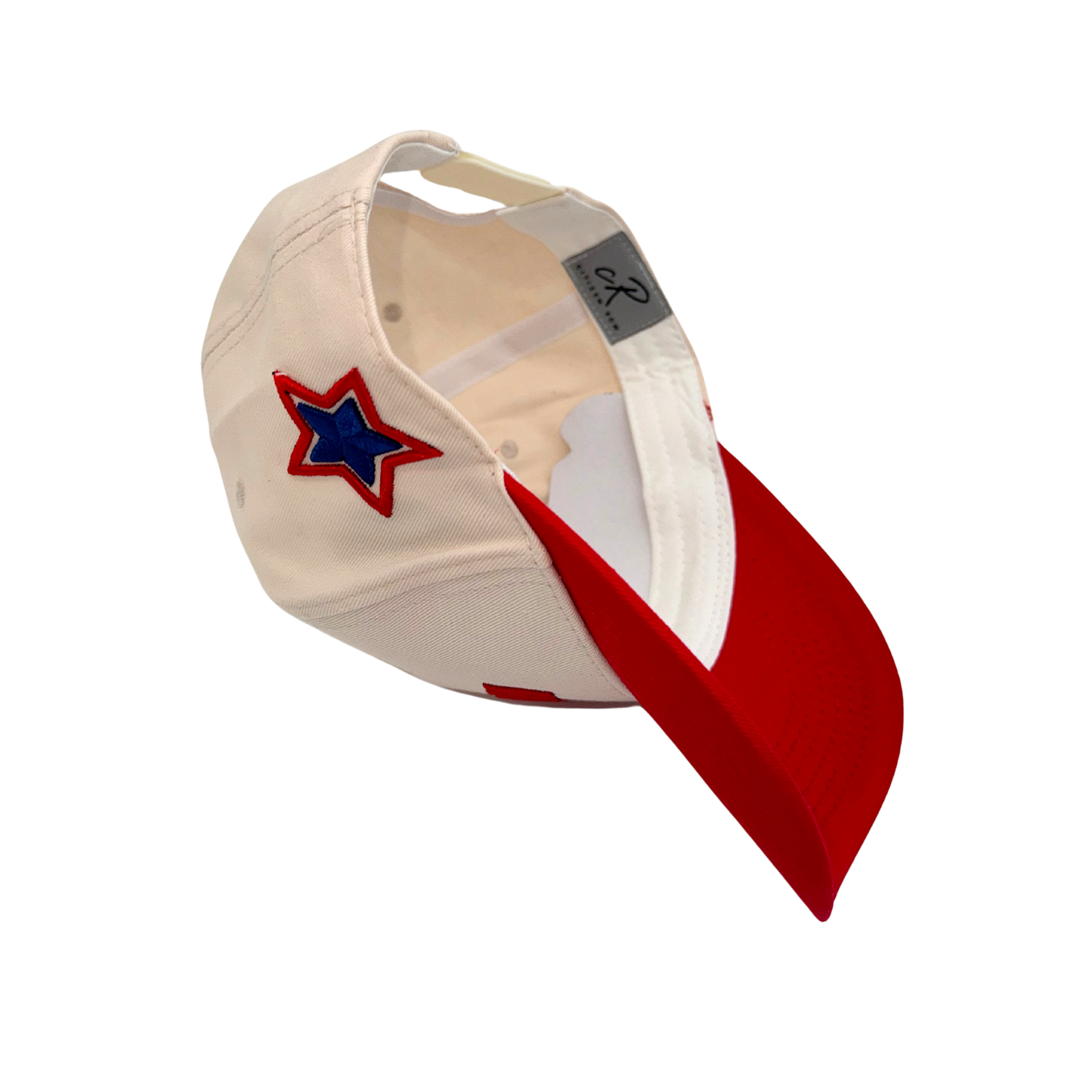 Southern Two-Tone Tan with Red/Blue