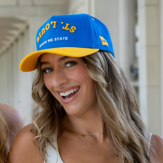 Show Me State Two-Tone Blue & Yellow Hat