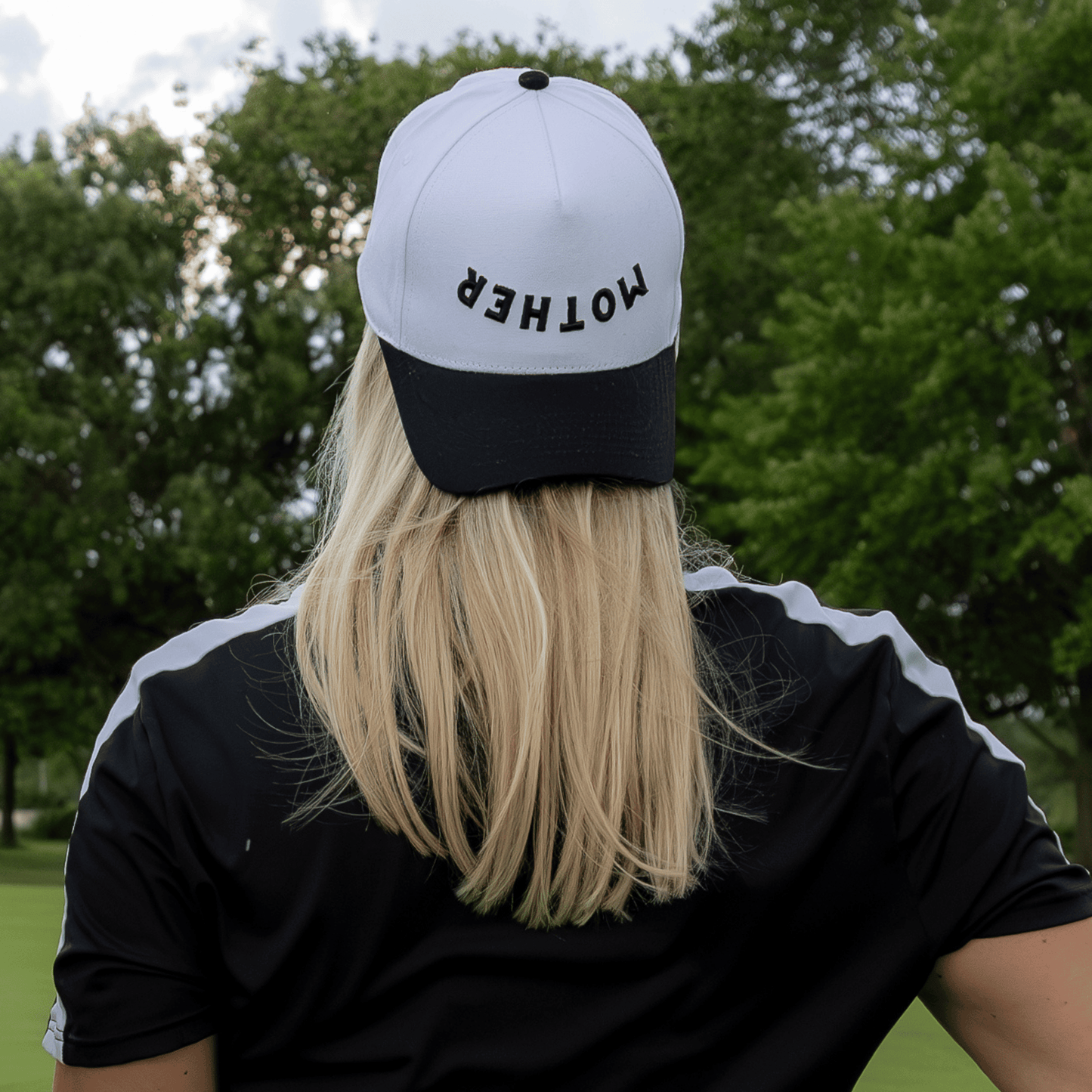 Mother Two-Tone Black & White Hat
