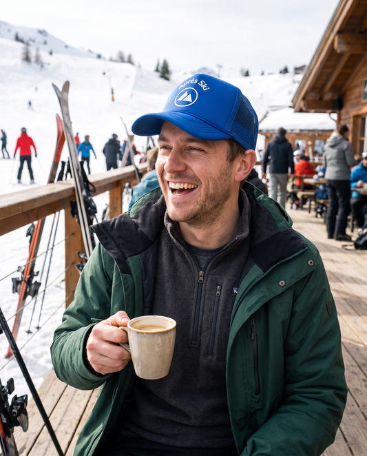 Après Ski Blue Trucker Hat