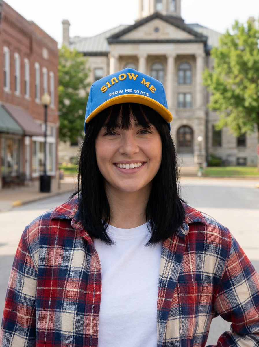 Show Me State Two-Tone Blue & Yellow Hat